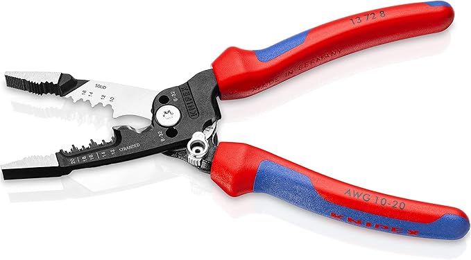 KNIPEX Tools 13 72 8 Forged Wire Stripper,8-Inch,(Pack of 2)