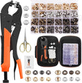 Heavy Duty Snap Fastener Tool – 100 PCS 15mm Snap Button kit with Pliers for Metal Snaps Snap Repair Kit, Repairing Boat Covers, Canvas, Fabric, Tarps