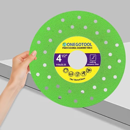 4-1/2 inch Tile Cutter Diamond Saw Blade for Angle Grinder Porcelain Ceramic Glass Marble Cutting Tools Grinding disc (5pcs)