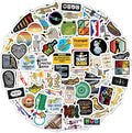 BulbaCraft Trumpet Stickers for Water Bottle and Laptop - Musical Party Supplies & Decorations, Waterproof Vinyl Instrument Decals, Trumpet and Jazz Stickers Laptop Decals, Gifts for Women & Men