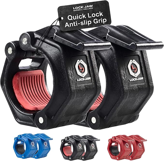 Lock-Jaw OLY 2 Barbell Collars & Clamps, 2"/50mm Olympic Bars