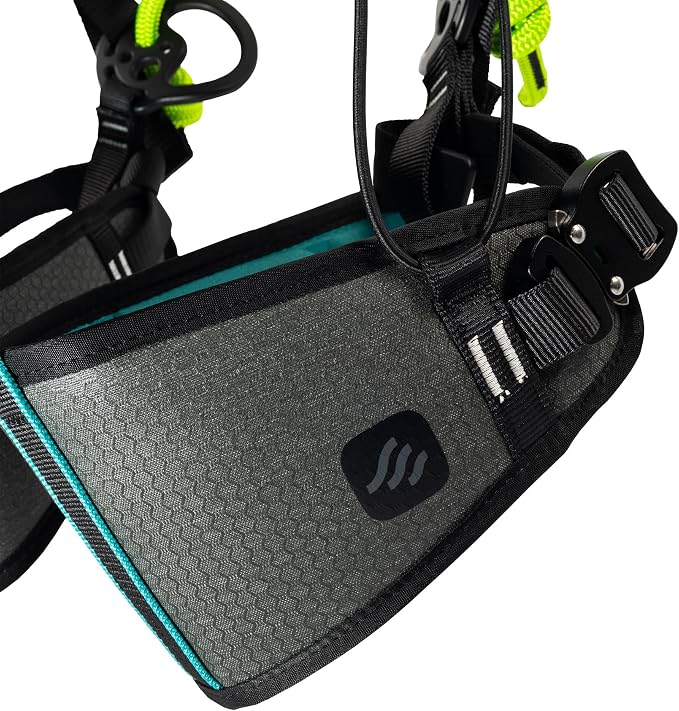Notch Catalyst Harness-Size 1, Custom EVA Molded Back & Leg panels (CATH) | Integrated Ventilation Channels, Multiple Adjustment Points, Custom Flared Side D Rings, 330 lbs Total Weight Limit