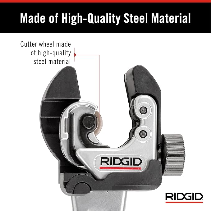 RIDGID 32573 Model 118 2-in-1 Close Quarters Tubing Cutter for 1/4" to 1-1/8" Copper, Brass, and Aluminum Tubing, Compact_tubing cutter with AUTOFEED (Pack of 3)