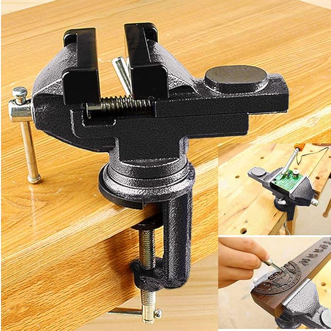 MYTEC Home Vise Clamp-On Vise，2.5" black