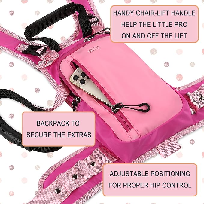 Ski and Snowboard Harness for Kids: Learn to Ski and Teach Your Child The Speed Control