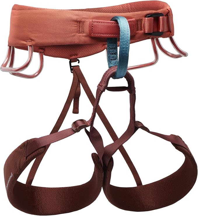 BLACK DIAMOND Women's Momentum Rock Climbing Harness, Adjustable Loops