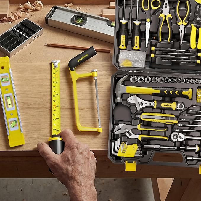 Enventor Tool Set with Molded Storage Case, 220 Pieces