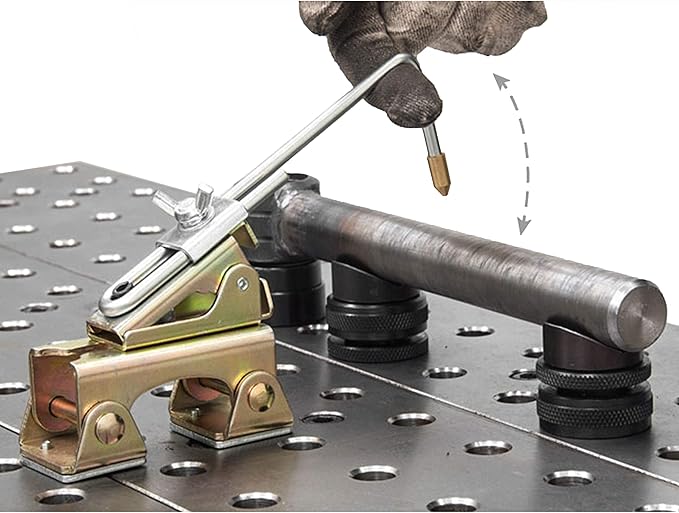 Strong Hand Tools, Grasshopper Magnetic Welding Finger, Brass Tip, Spring Loaded Arm, Adjustable Length, Anti-Tipping Bolt, Magnetic Pull Force: 35 lbs, AGH230