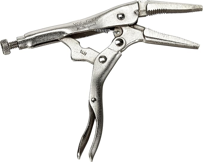 IRWIN VISE-GRIP Original Locking Pliers, Long Nose, 4-Inch (1602L3), 100mm