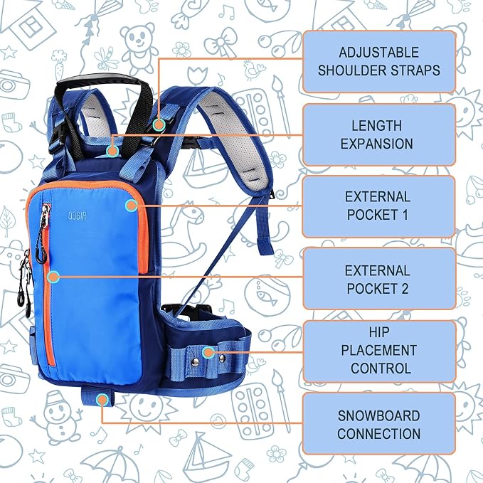 Ski and Snowboard Harness for Kids: Learn to Ski and Teach Your Child The Speed Control