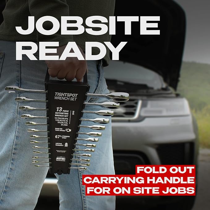 Jaeger 26pc Ratcheting Wrench Master Set - Metric & Inch/SAE Combination Sizes