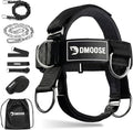 DMoose Fitness Neck Harness for Weight Lifting - Soft Padded Head & Chin Strap with 30" Heavy Duty Steel Chain - Neck Exerciser, Trainer & Strengthener to Support Injury Recovery and Intense Workouts