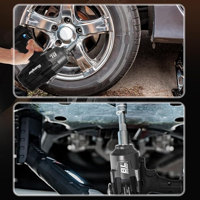 Cordless Impact Wrench 3/4" Compatible with DeWalt 20V Battery, Electric Impact Wrench 1700FT-LBS(2300N.m) High Torque Brushless Impact Wrench, with 3 Speed Modes Power Impact Driver