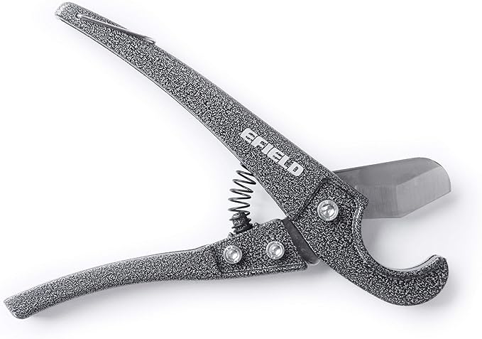 EFIELD Pex Cinch Clamp/Ear Hose Clamps Crimping Tool for Stainless Steel Clamps Sizes from 3/8" to 1" with Metal Pipe Cutter 20pcs 1/2" and 10 pcs 3/4" Clamps Suit all US F2098 Standards,(TOOL003)