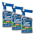 Cutter Backyard Bug Control Spray Concentrate (3 Pack), Kills Mosquitoes, Fleas & Listed Ants, 32 fl Ounce