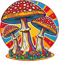 Mys Aurora Mushroom Wooden Puzzles for Adults, 200 Piece Unique Shaped Wood Jigsaw Puzzles for Adults and Kids, Fun Challenging Puzzles Family Game Gift, Medium 11.2'' x 10.7'
