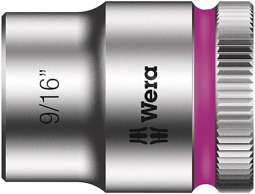 WERA 05004051001 8100 SB 11 Zyklop Imperial Metal Ratchet Set, 29 Piece, 3/8" Drive