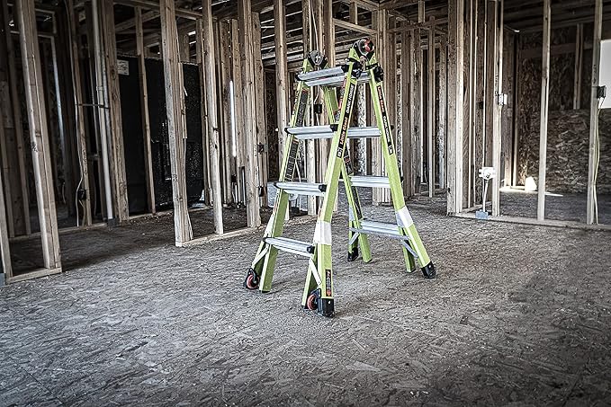 Little Giant Ladder Systems Dark Horse 2.0, M17, 17ft, Multi-Position Ladder, Fiberglass, Type 1A, 300 lbs Weight Rating, (16117-001)