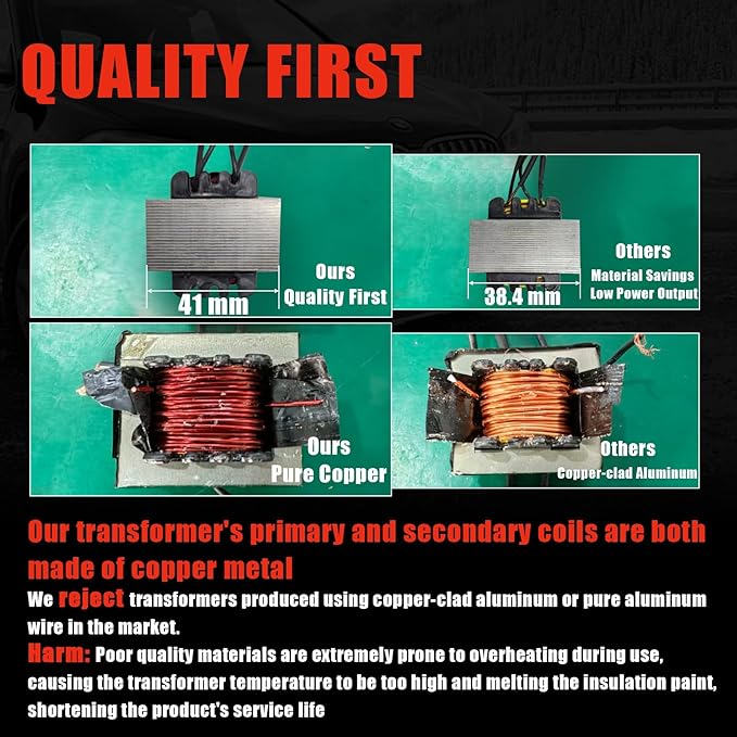 ATOLS Upgraded Plastic Welder, 1000PCS Staples, Pure Copper Transformer, Rapid Heating, Plastic Welding Kit, Hot Stapler Kit, Plastic Welder Gun Kit, Car Bumper Repair Kit, Plastic Repair Kit