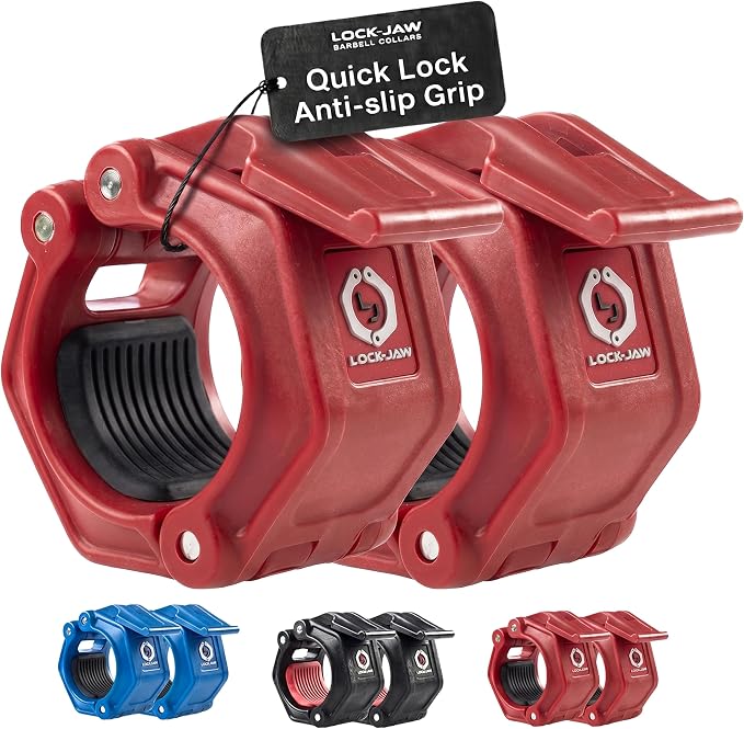 Lock-Jaw OLY 2 Barbell Collars & Clamps, 2"/50mm Olympic Bars
