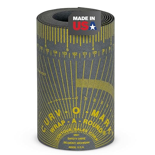 Jackson Safety Pipe Measuring Tool - Wrap-A-Round Tape Pipe Fitting Tool (Multiple Sizes and Heat Ratings)