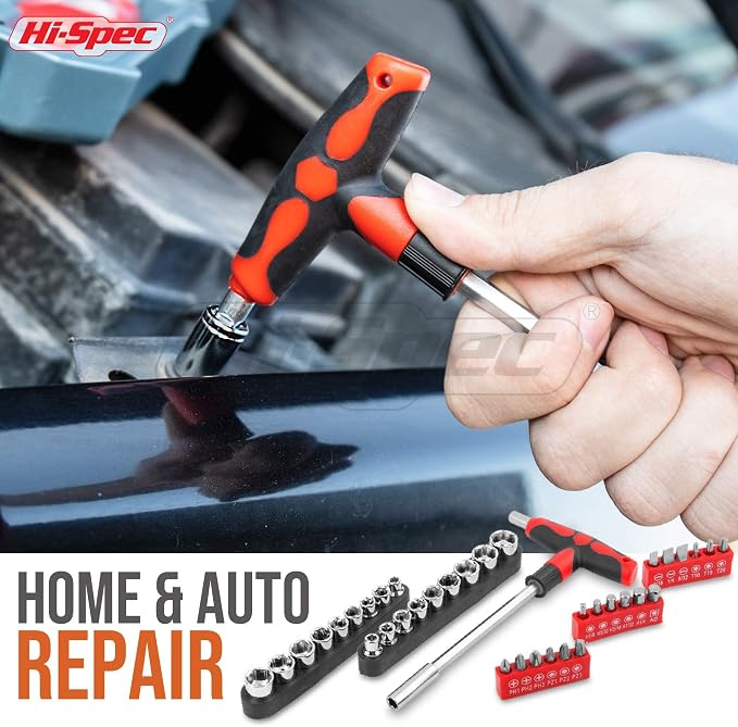 Hi-Spec Home and Garage Tool Kit Household and Auto Repair Tools Pliers