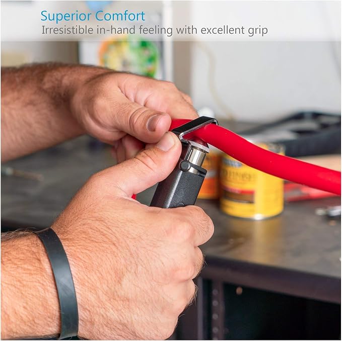 Round Cable Stripper – With Adjustable Cutting Depth – For Circumferential, Longitudinal, and Window stripping – 3/16" to 1" Diameter.