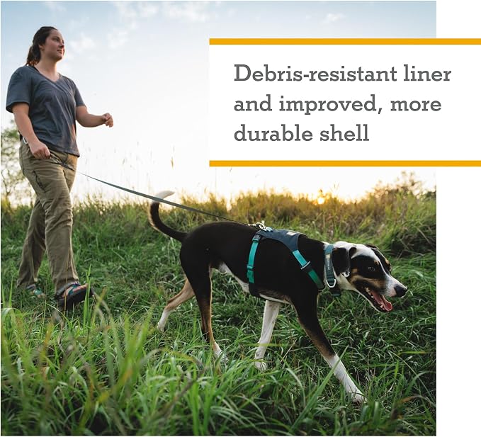 Ruffwear, Hi & Light, Everyday Lightweight Dog Harness, Trail Running, Walking, Hiking, All-Day Wear, Basalt Gray, Small