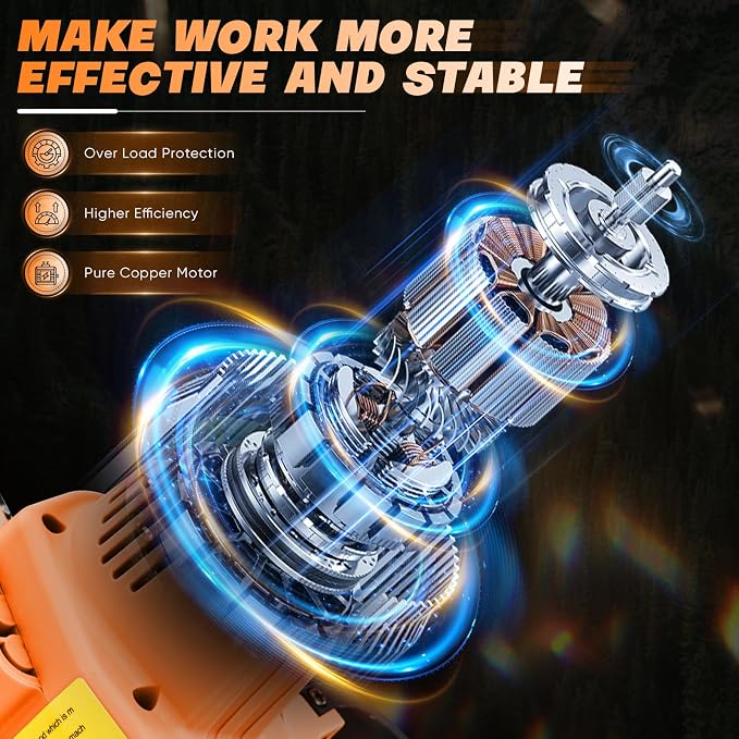 Saker Mini Chainsaw|6 Inch Chainsaws[2026 Upgraded]|Mini Cordless Electric Chain Saw|Small Handheld Portable Chain Saws Battery Powered Saw for Tree Trimmer and Garden