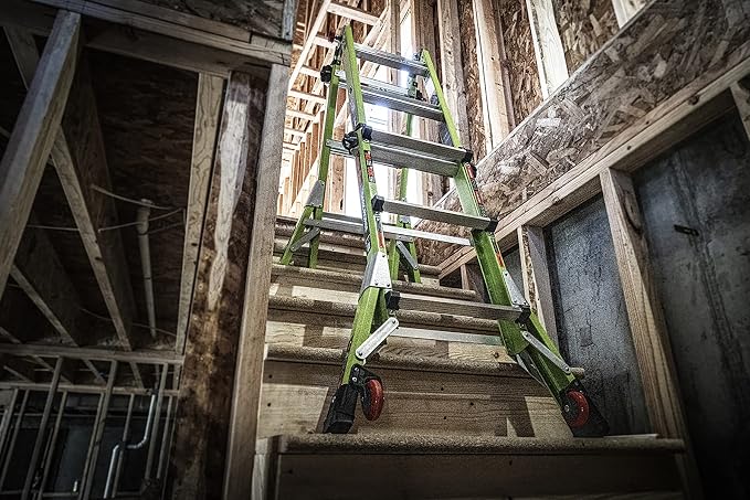 Little Giant Ladders Dark Horse 2.0 FG 13', Hi-viz Green