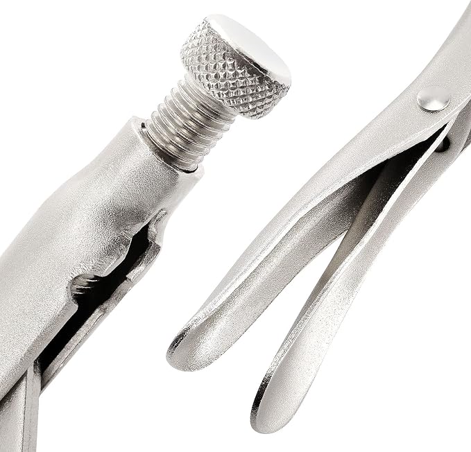 JOIKIT 3PCS 18 Inch C-Clamp Locking Pliers, Welding Pliers Set, Large Face C Clamp with Swivel Pads, Vise Grip C-Clamp for Woodworking Carpentry, Welding, Electrical Equipment