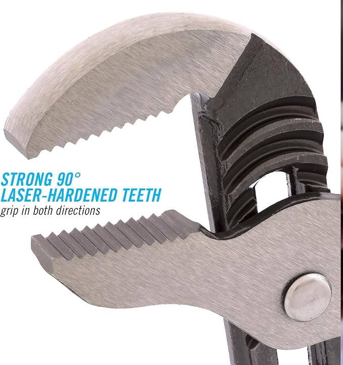 Channellock 3pc Tongue & Groove Pliers Set GS-3 - Laser Heat-Treated Teeth, High Carbon Steel - 6.5", 9.5", 12"
