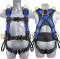 TT TRSMIMA Safety Harness Fall Protection Upgrade 4 Quick Buckles Construction Full Body Harness 6 Adjustment D-ring