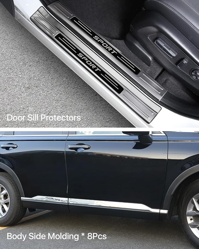 For Honda CRV 2023 2024 2025 2026 Center Console Dashboard Trims, Sporty Interior Air Vent Decal Molding Trims for CR-V LX, EX, EX-L, Sport Hybrid, Sport-L Hybrid, Sport Touring- Carbon Fiber Grain