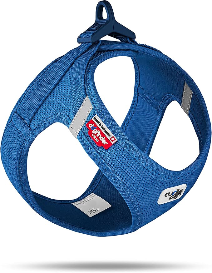 curli Vest Harness Clasp Air-Mesh Dog Harness (Safe Dog Accessories, no Pressure Points, Improved fit, Harness with curli Clasp Buckle)
