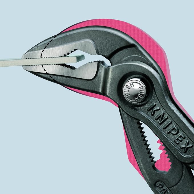 KNIPEX TwinGrip Pliers and KNIPEX 87 51 250 10-Inch Cobra ES Extra-Slim Pump Pliers Bundle