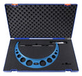 Accusize Industrial Tools 11-12'' Ultra-Precision Carbide Tipped M-Type Outside Micrometer, Resolution 0.0001'', Eg00-0012 | 11-12", Ultra-Precision, Carbide Tipped, M-Type, Resolution 0.0001", Ratchet Friction Thimble, Solid Storage Case