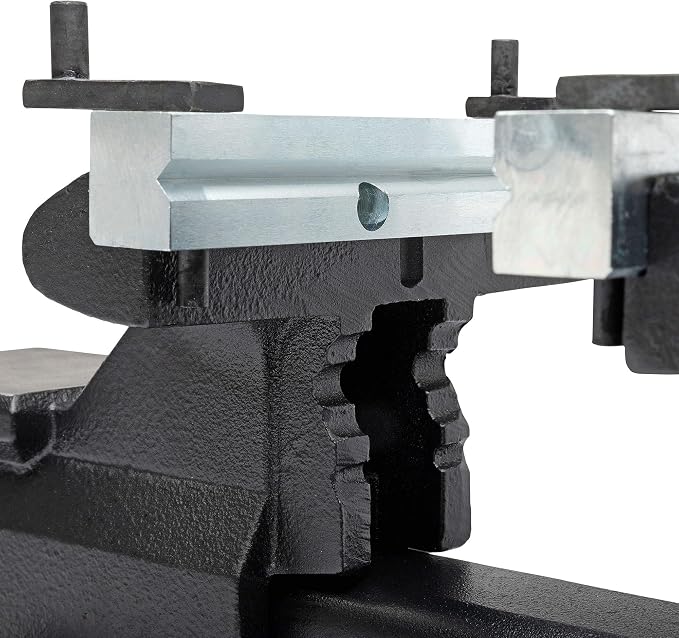 Yost MV-7 Multipurpose 7" Wide Jaw Homeowners Bench Vise | Industrial & Workshop-Grade Work Table Mechanic Tools for Wood Working, Metal Works, & DIY Projects | 360° Swivel Base | Includes 4 Jaw Dogs