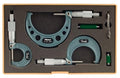 Mitutoyo 103-929 Outside Micrometer Set with Ratchet Stop and Standards, 0-3" Measuring Range, 0.001" Graduation, Includes 3 Precision Pieces for Accurate Measurement | Ratchet Stop, Includes Standards, 0.001" Graduation, 3 Precision Pieces