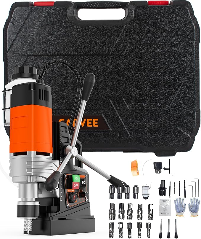 Garvee Magnetic Drill, 1850W 2" Boring Diameter