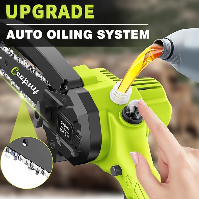 CEEPUY Mini Chainsaw Cordless,[2026 Upgraded] Electric Saw Gifts for Men Dad Husband Gardener, Cool Gadgets for Men 2026, Stocking Stuffers for for Women