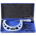 Accusize Industrial Tools 2-3" x 0.0001" Ultra-Precision Outside Micrometer, EG00-0003 | 2-3", Ultra-Precision, Carbide Tipped, M-Type, Resolution 0.0001", Ratchet Friction Thimble, Solid Storage Case