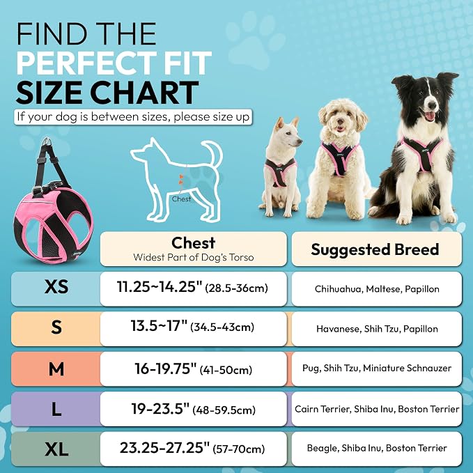 Gooby Escape Free Easy Fit X Step-in Dog Harness, Flamingo Pink, X-Large | Patented escape-free, tightens on back-out; Choke-free X-frame + V-neck; Quick-release buckle; Reflective trim