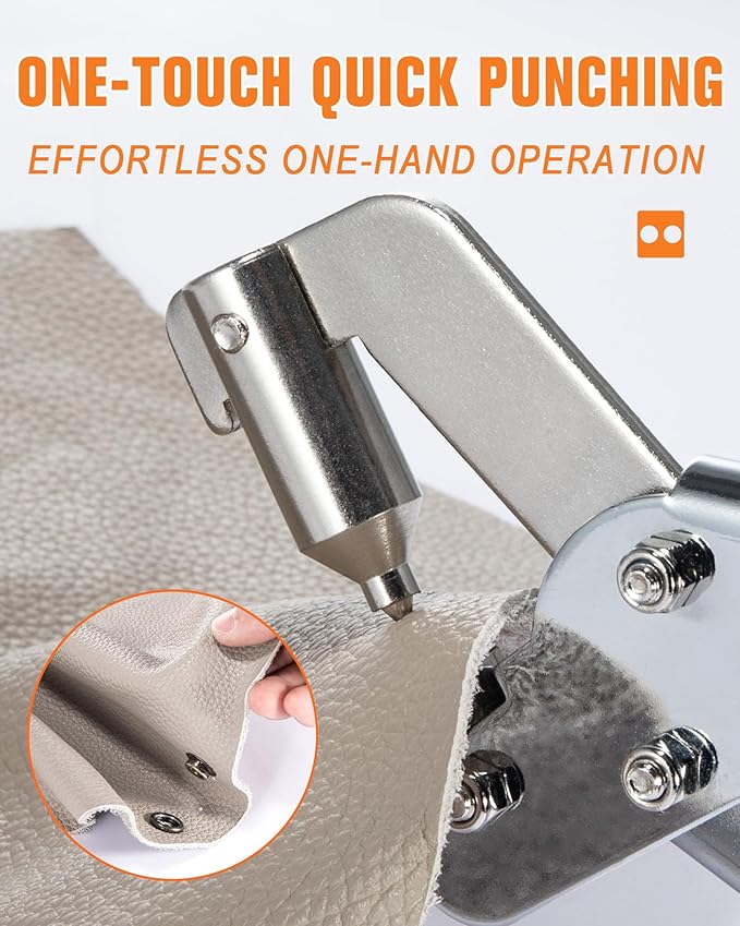 Heavy Duty Snap Fastener Tool with Case, Button Snap Replacement Kit Snap Tool with 100 Sets 4 Color Metal Snaps Buttons for Fastening/Boat Cover/Tarps/Leather/Sewing/Repair/Fabric/Canvas/DIY