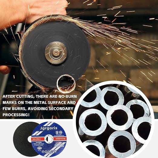 6" Cut Off Wheels for Metal & Stainless Steel – Compatible with Angle Grinders, Ultra Sharp, Durable, No Burning, Burr-Free, 25+2 Pack