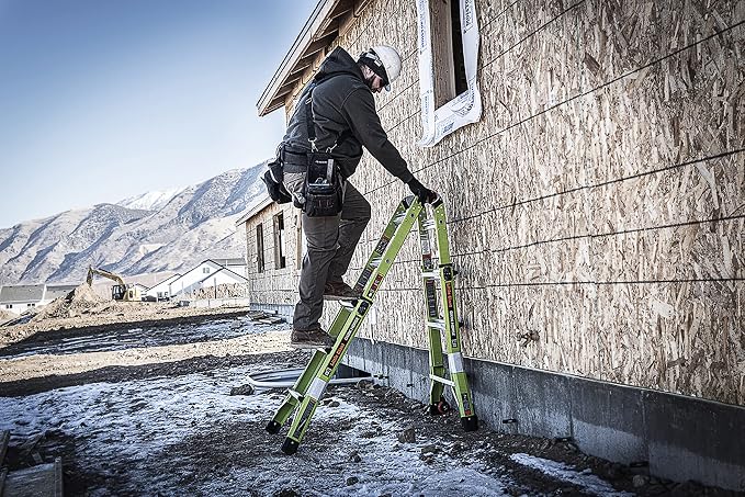 Little Giant Ladders Dark Horse 2.0 FG 13', Hi-viz Green