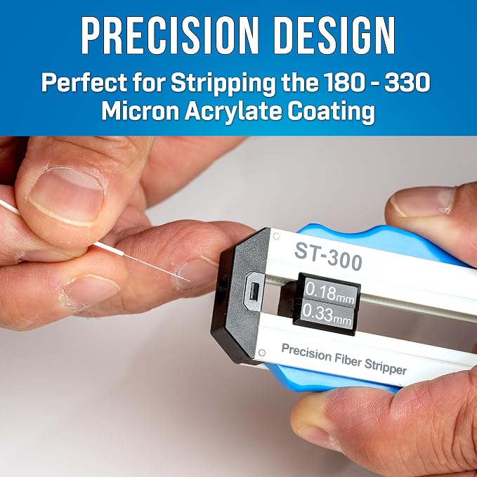 Jonard Tools ST-300 Precision Fiber Optic Stripper (180-330 Micron)