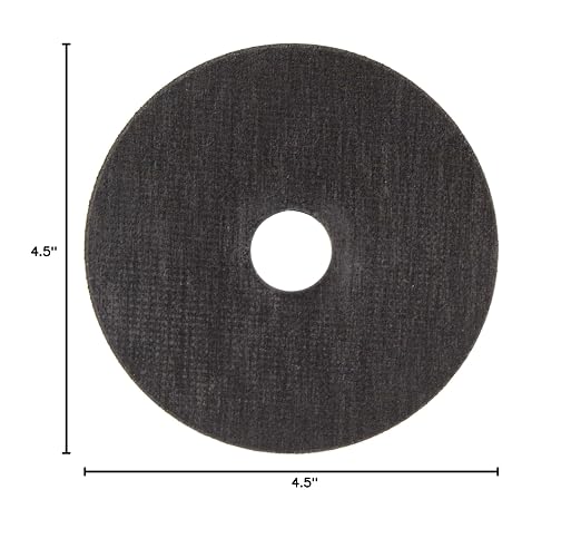 Weiler 58300 4-1/2 Inch Cutting Wheel, Tiger Ceramic Stainless Steel Superior Life & Cut Contaminant Free Max Performance Cutting, .045" CER60S Type 1 7/8" Arbor, Pack of 25