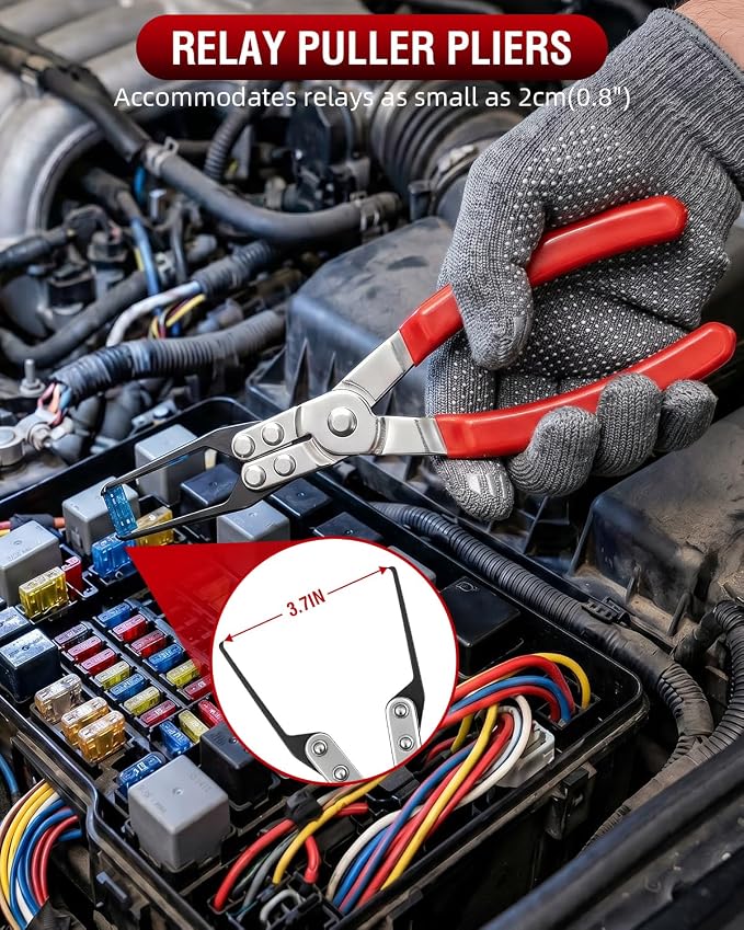 17PC Electrical Disconnect Pliers & Terminal Removal Kit for Cars