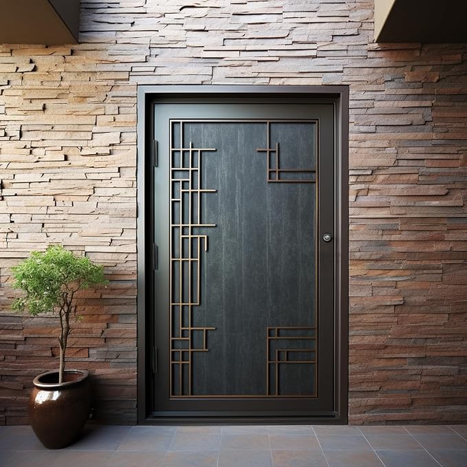 24 Pack goldenwarm 4 inch Oil Rubbed Bronze Door Hinges, Heavy Duty Interior and Exterior Door Hinges 4in x 4in with 5/8" Radius Corners
